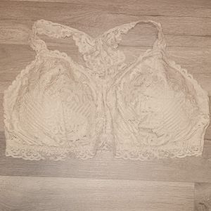 Maurices Tan Vintage Lace Racerback Bralette